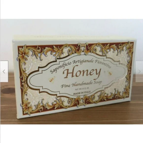 Luxury Italian Soap HONEY Saponificio Artigianale Fiorentino 10.5oz Tuscany 300g - Picture 1 of 4